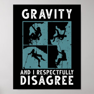 Poster Fun Rock Escalade Art Pour Hommes Femmes Boulderin