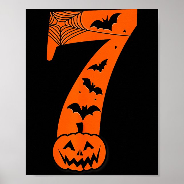 Poster Fun Six Seven 6 7 Meme Design Couples Halloween  (Devant)