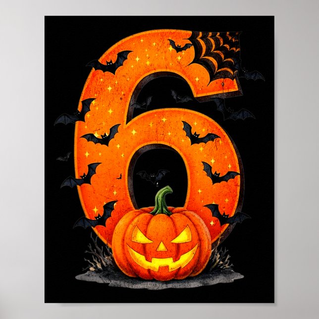Poster Fun Six Seven 6 7 Meme Design Couples Halloween  (Devant)