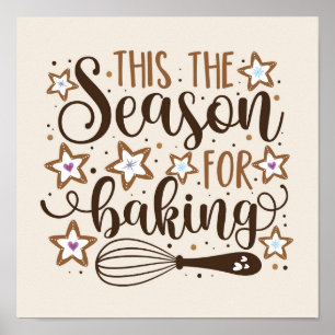 Poster Fun 'Tis Season for Baking Design