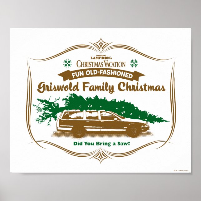 Poster Fun Vieux Noël Griswold (Devant)