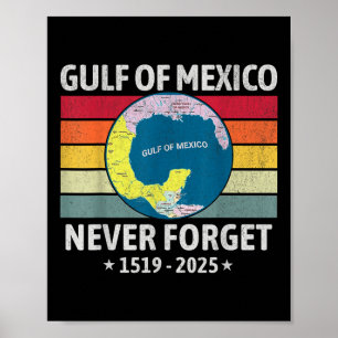 Poster Fundy Golfe D'Amérique Américaine Golfe Du Mexique