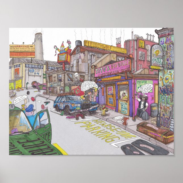 Poster Funérarium de Tito à 10 dollars (Devant)