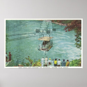 Poster Funiculaire croisant le tourbillon