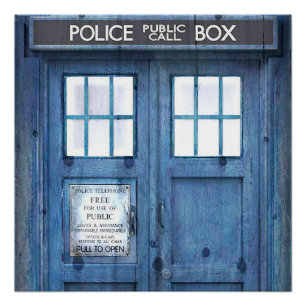 Poster Funky Police phone Public Call Box