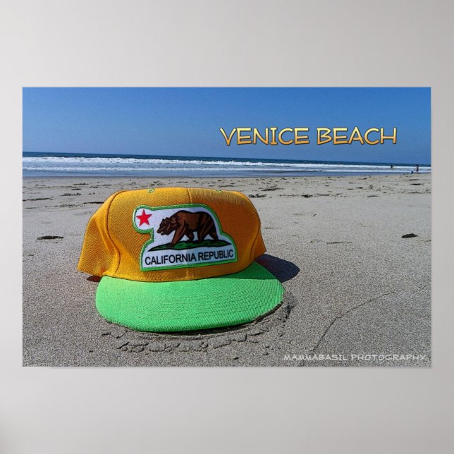Poster funky Venice Beach ! (Devant)