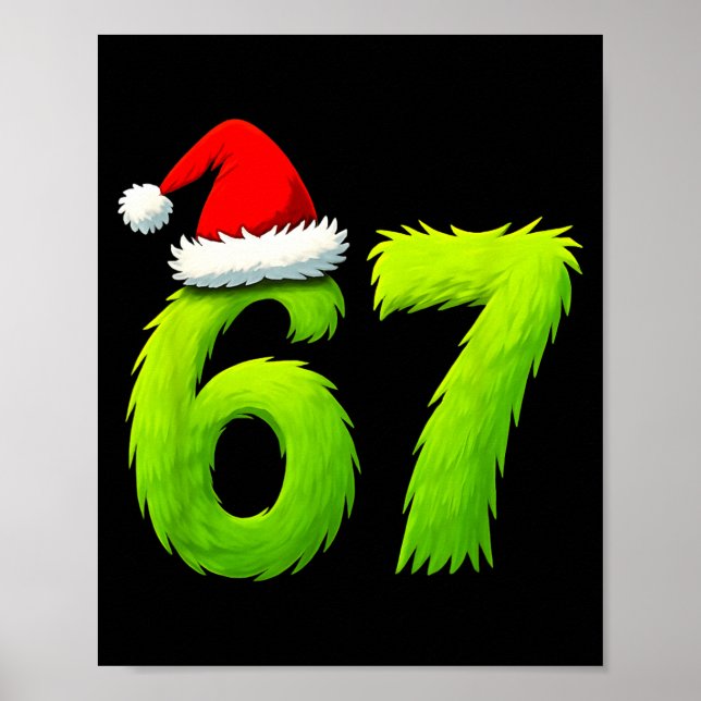 Poster Funny 67 Christmas Six Seven Meme 6 7 Teens Boys G (Devant)