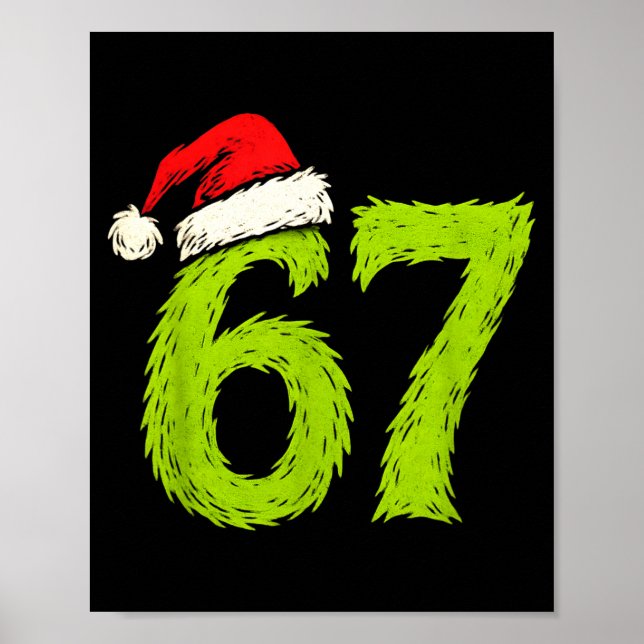 Poster Funny 67 Christmas Six Seven Meme 6 7 Teens Boys G (Devant)
