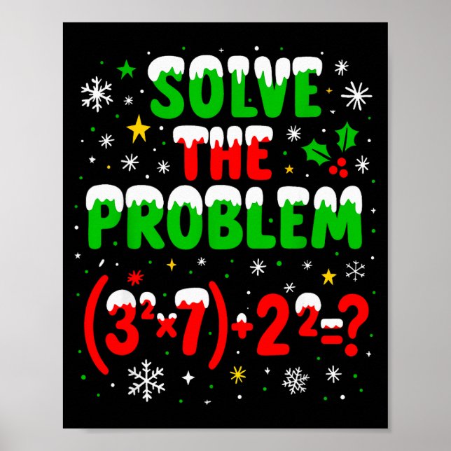 Poster Funny 67 Meme Pemdas Elementary Math Teacher 6 7 C (Devant)