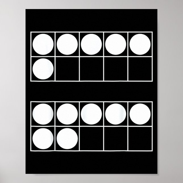 Poster Funny 6 7 Number Math Teachers Students Six Seven  (Devant)