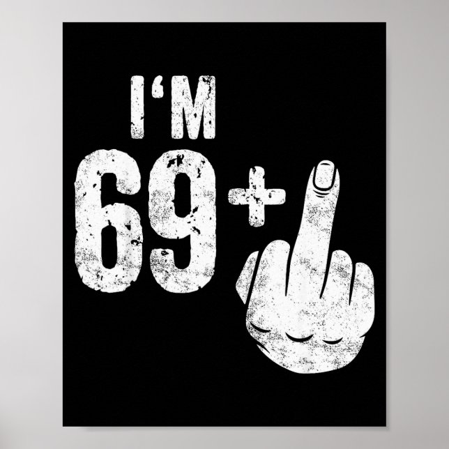 Poster Funny 70th Birthday  (Devant)