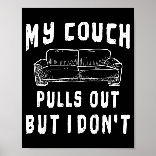 Poster Funny Bachelor Party S Pull Out Mens Humor Sarcast (Devant)