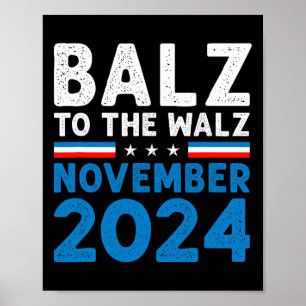 Poster Funny Balz Au Walz Kamala Harris Tim Walz 2024