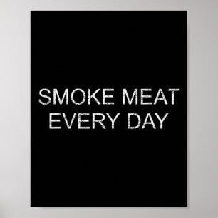Poster Funny Bbq Smoker Accessoire Pitmaster Papa Grillin