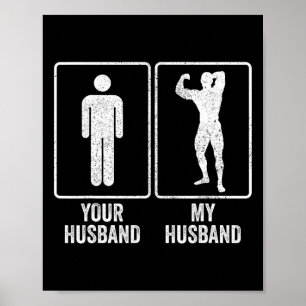 Poster Funny Bodybuilder Bodybuilding Mari Relation