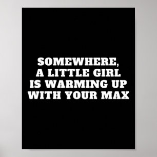 Poster Funny Bodybuilding Dit Poids Quote
