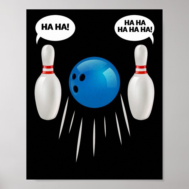 Poster Funny Bowling (Devant)