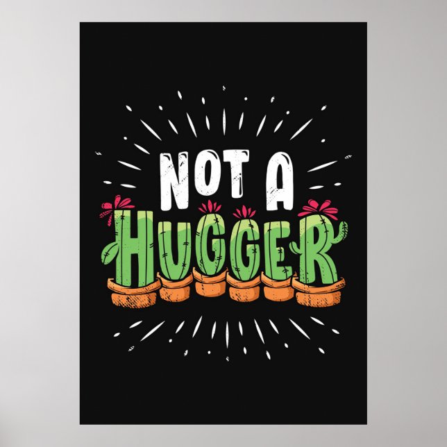 Poster Funny Cactus (Devant)