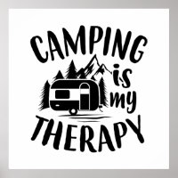 Funny Camping est mon Thérapie mot art