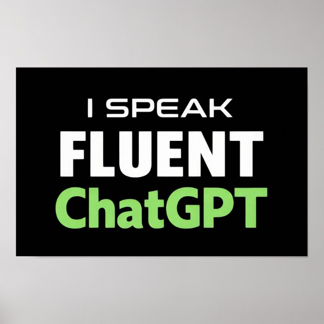 Poster Funny ChatGPT (Devant)