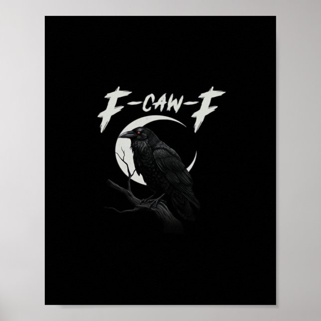 Poster Funny Crow Essential Creative Casual (Devant)