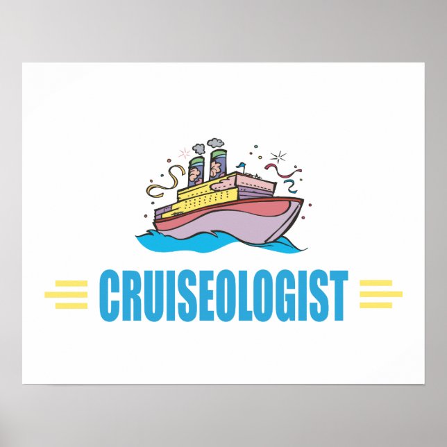 Poster Funny Cruise Ship (Devant)