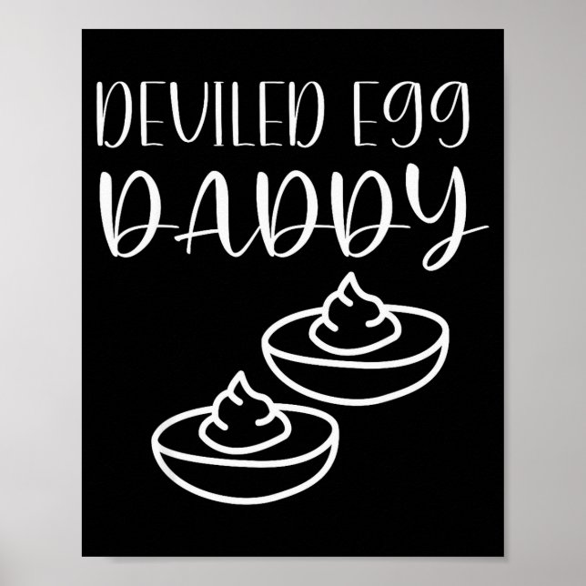 Poster Funny Deviled Egg Daddy  (Devant)