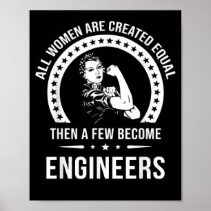 Poster Funny Engineer For All Women