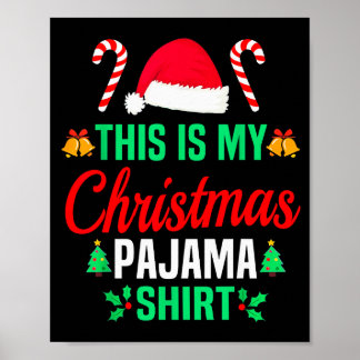 Poster Funny Family Xmas Men Women Kids This Is My Christ