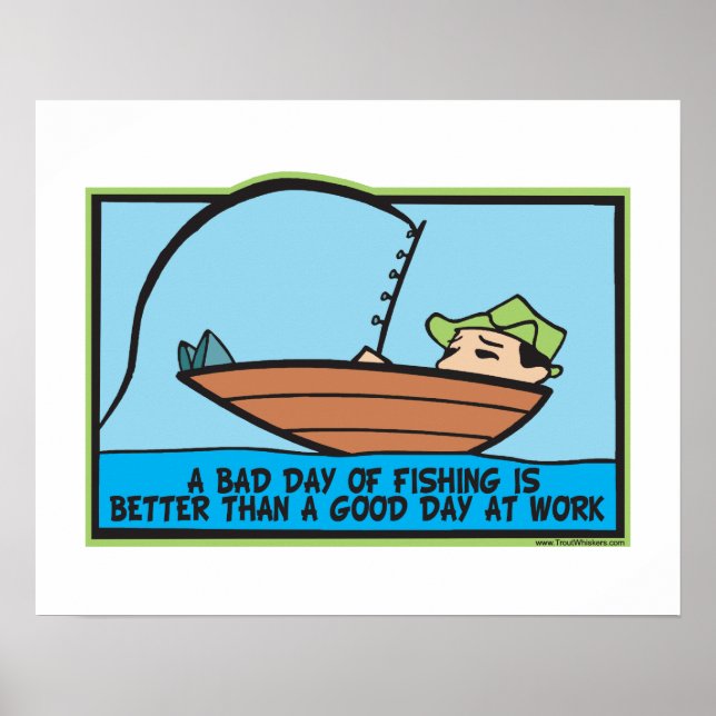 Poster Funny Fisherman (Devant)