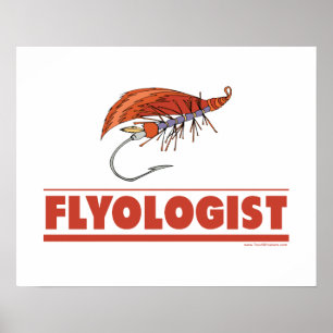 Poster Funny Fly Fishing