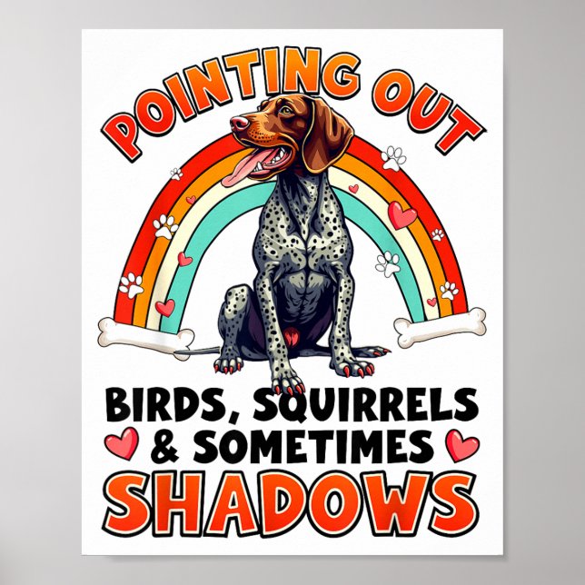 Poster Funny German Shorthaired Inter Design For Dog Love (Devant)