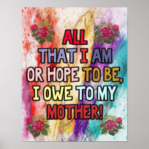Poster Funny Gift For Mom   Funny Quotes To Mommy  