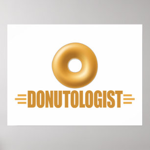 Poster Funny Glazed Donut Lover