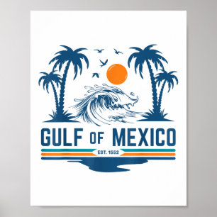 Poster Funny Golfe Du Mexique Golfe Des Etats-Unis 2025