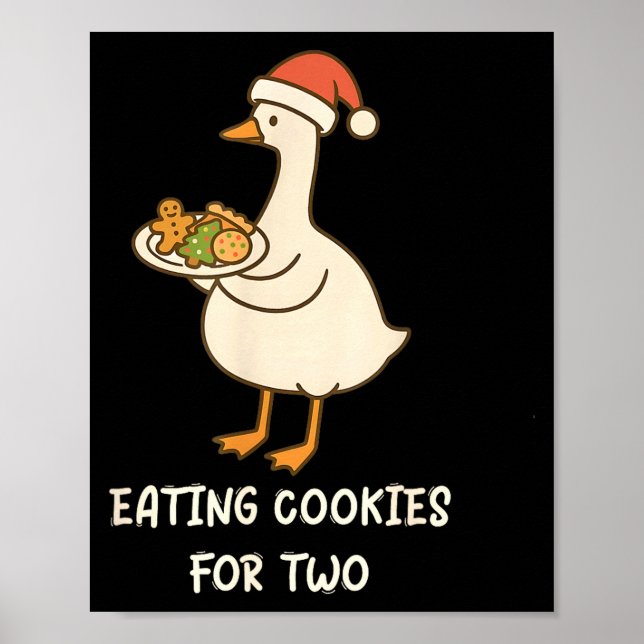 Poster Funny Goose Pregnancy Pregnant Announcement To Hus (Devant)