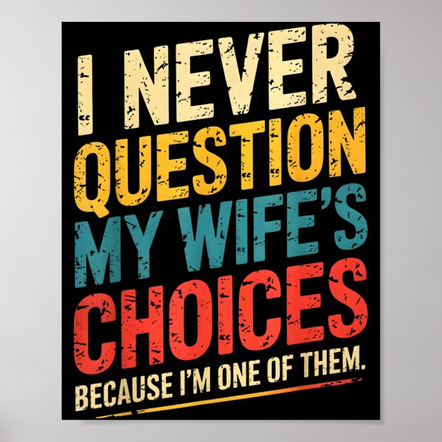 Poster Funny Groovy Dad Joke Quote For Husband Fathers Da (Devant)