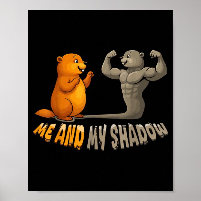 Poster Funny Groundhog Day  (Devant)