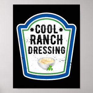 Poster Funny Group Halloween Costume Ranch Groupe de dégu