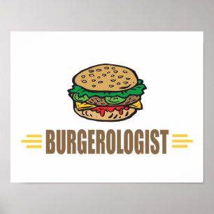 Poster Funny Hamburger