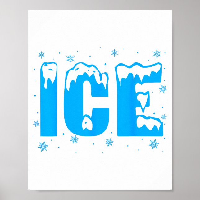 Poster Funny Ice Costume Halloween 2024 Family Matching  (Devant)