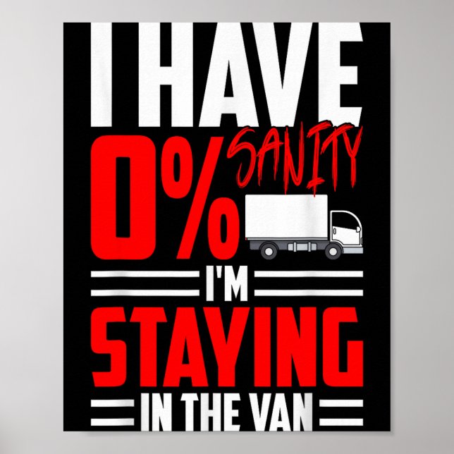 Poster Funny I'm Staying In Tha Van Phasmophobia Gamer Wo (Devant)