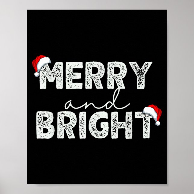 Poster Funny I'm Trying To Feel Merry And Bright Couples  (Devant)