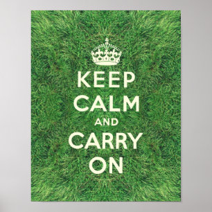 Poster Funny keep calm and carry on