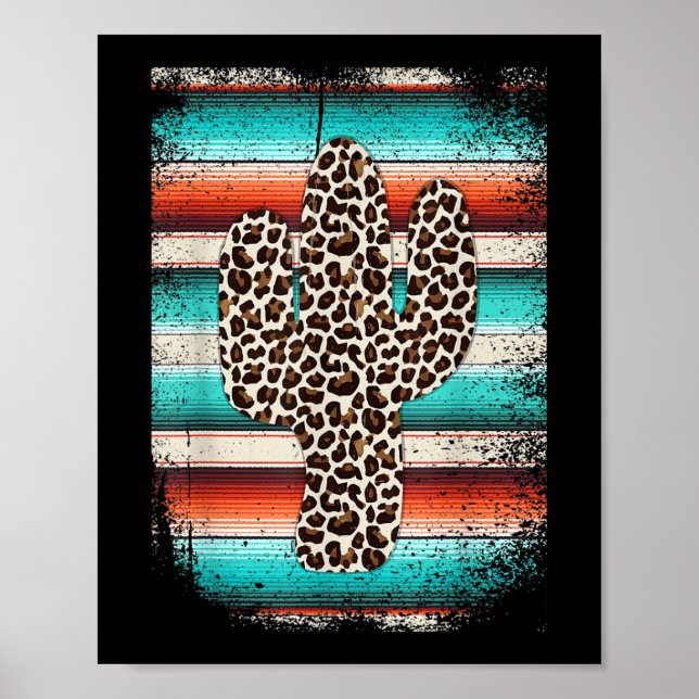 Poster Funny Leopard (Devant)