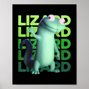 Poster Funny Lizard mème Animal Femmes Hommes