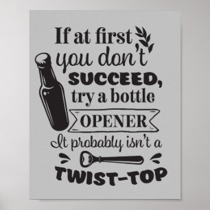 Poster Funny Mancave mot art