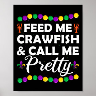 Poster Funny Mardi Gras Craw-fish Festival Vêtements