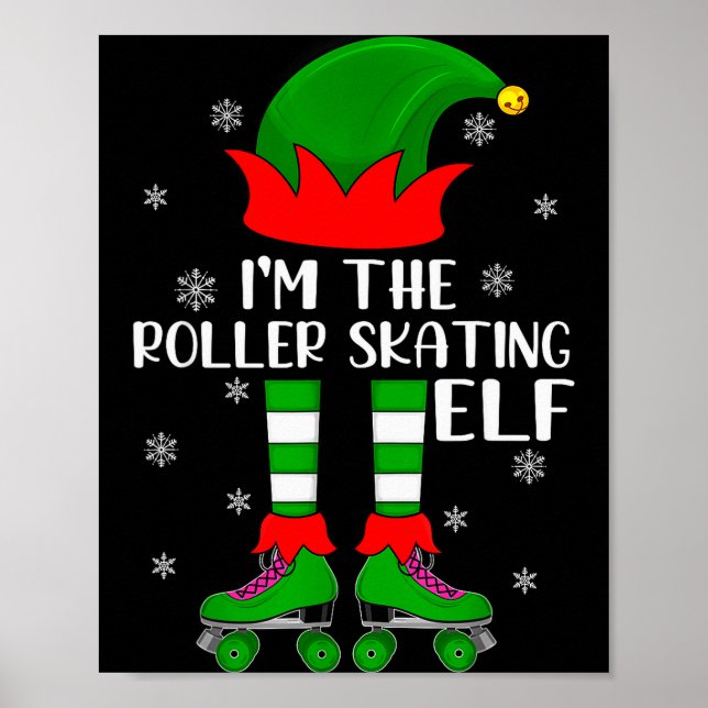 Poster Funny Matching Group The Roller Skating Elf Christ (Devant)