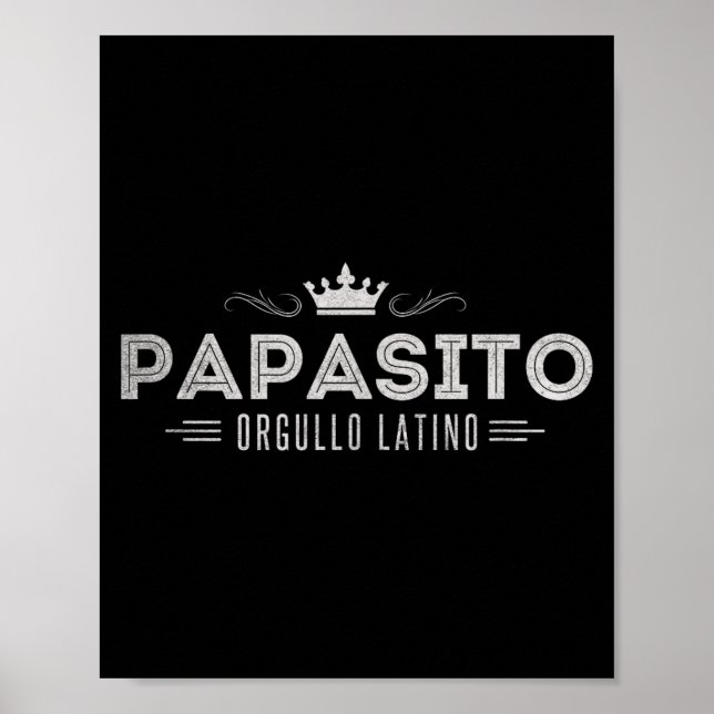 Poster Funny Mens Papasito Father's Day Design For Man  (Devant)